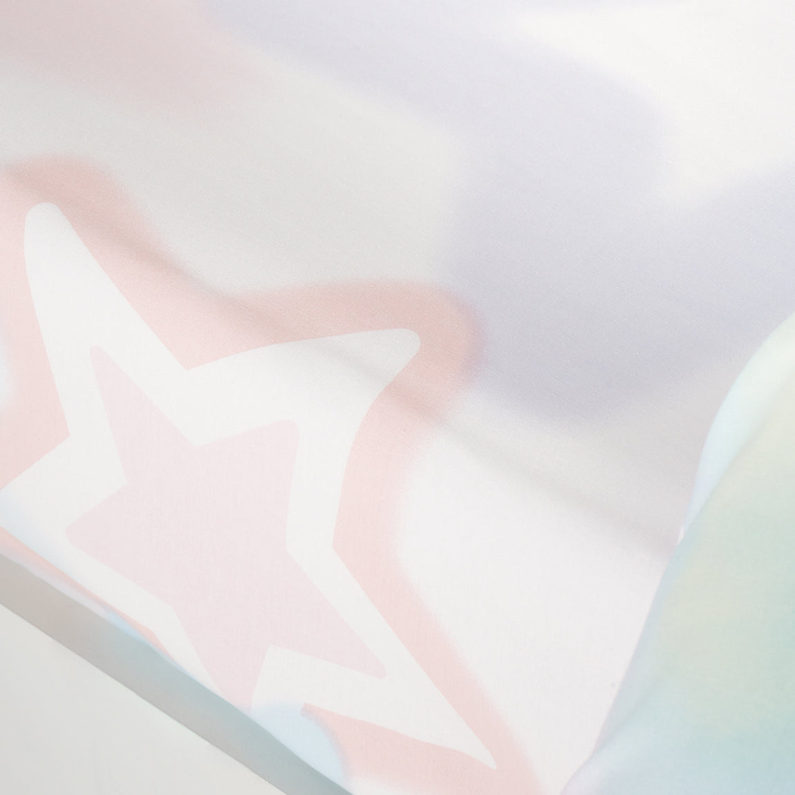Catherine Lansfield Ombre Star Bed Linen Fitted Sheet White
