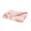 Catherine Lansfield Retro Daisy Fleece 130cm x 170cm Throw Pink