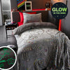 Catherine Lansfield Game Over Fleece Duvet Cover Bedding Set Black