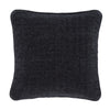 Catherine Lansfield Wilson Plain Chenille Filled Cushion 45cm x 45cm Black