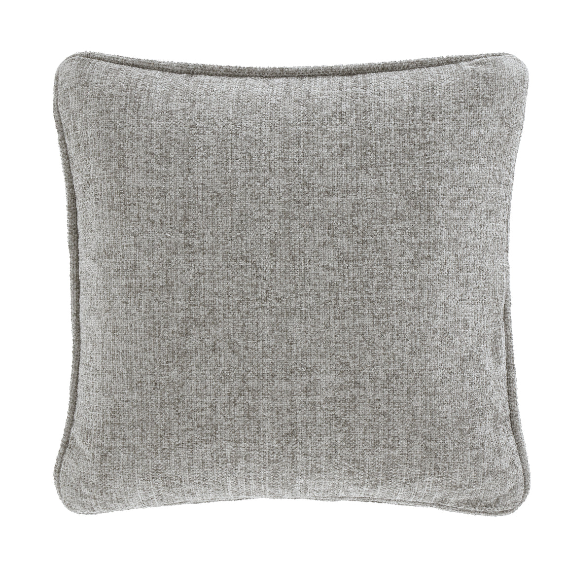 Catherine Lansfield Wilson Plain Chenille Filled Cushion 45cm x 45cm Grey