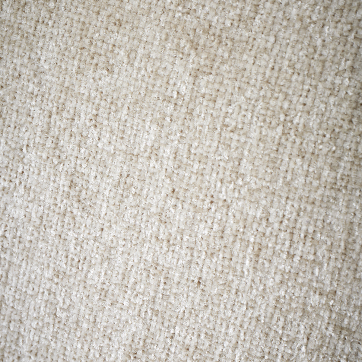 Catherine Lansfield Wilson Plain Chenille Filled Cushion 45cm x 45cm Natural