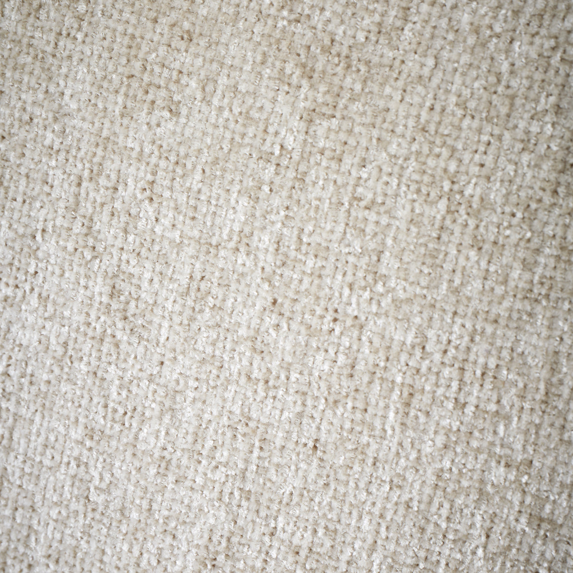 Catherine Lansfield Wilson Plain Chenille Filled Cushion 45cm x 45cm Natural