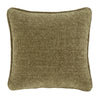 Catherine Lansfield Wilson Plain Chenille Filled Cushion 45cm x 45cm Olive