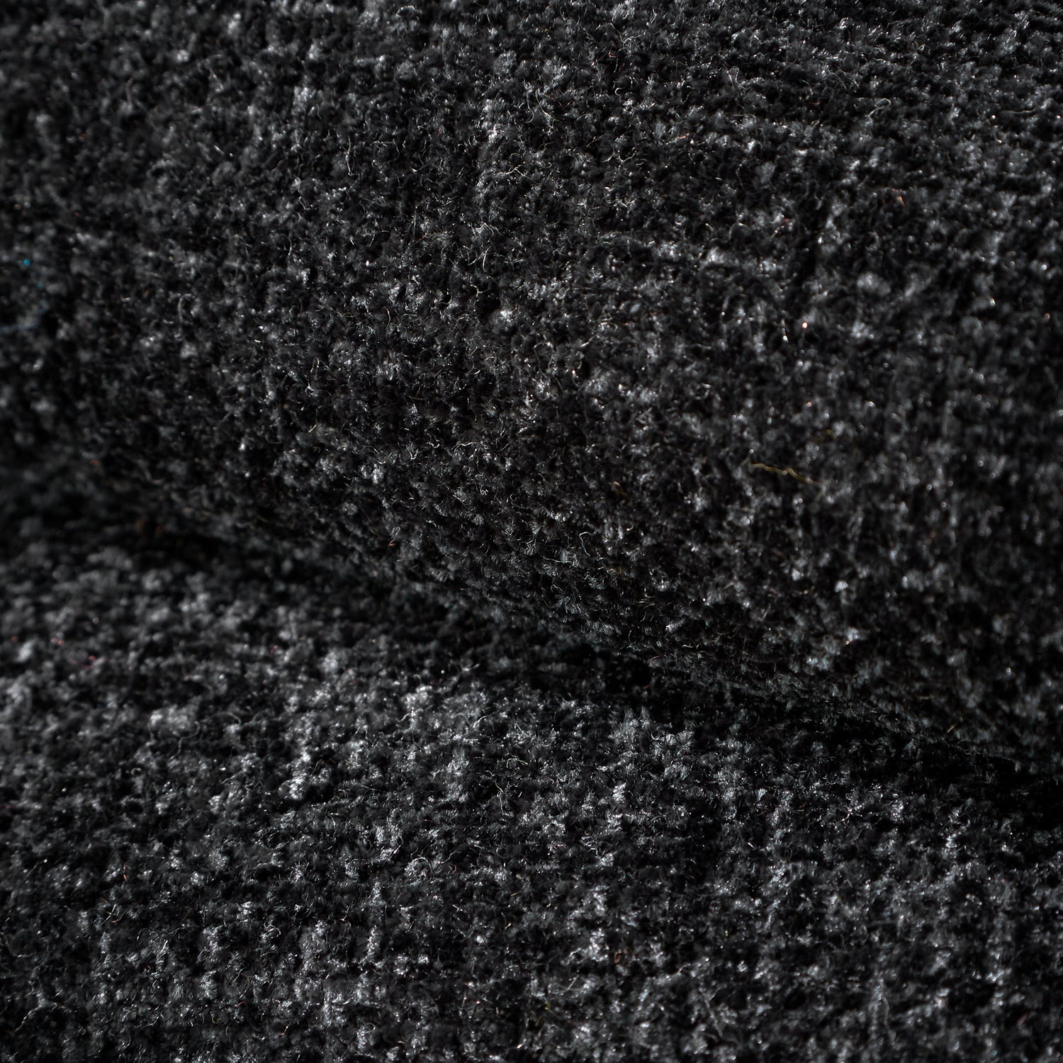 Catherine Lansfield Wilson Plain Chenille 130cm x 170cm Throw Black