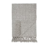 Catherine Lansfield Wilson Plain Chenille 130cm x 170cm Throw Grey