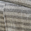 Catherine Lansfield Stripe Chenille Tassel 130cm x 170cm Throw Grey