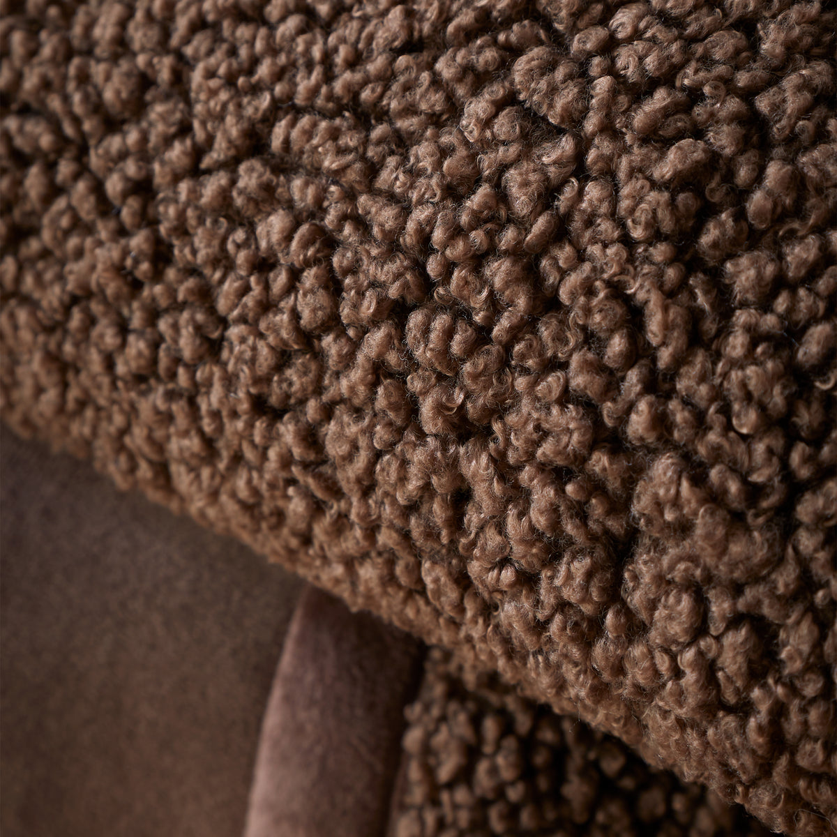 Catherine Lansfield So Soft Velvet Boucle 130cm x 170cm Throw Chocolate