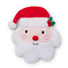 Catherine Lansfield Christmas Santa 3D Filled Cushion 38cm x 30cm White