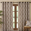 Pineapple Elephant Suri Ready Made Eyelet Curtains Natural