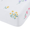 Catherine Lansfield Bunny Tails Ditsy Flower Bed Linen Fitted Sheet Pink White