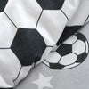 Catherine Lansfield Football Stars Brushed Duvet Cover Bedding Set Grey