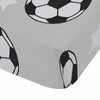 Catherine Lansfield Football Stars Brushed Bed Linen Fitted Sheet Grey