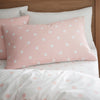 Catherine Lansfield Polka Dot Brushed Duvet Cover Bedding Set Pink