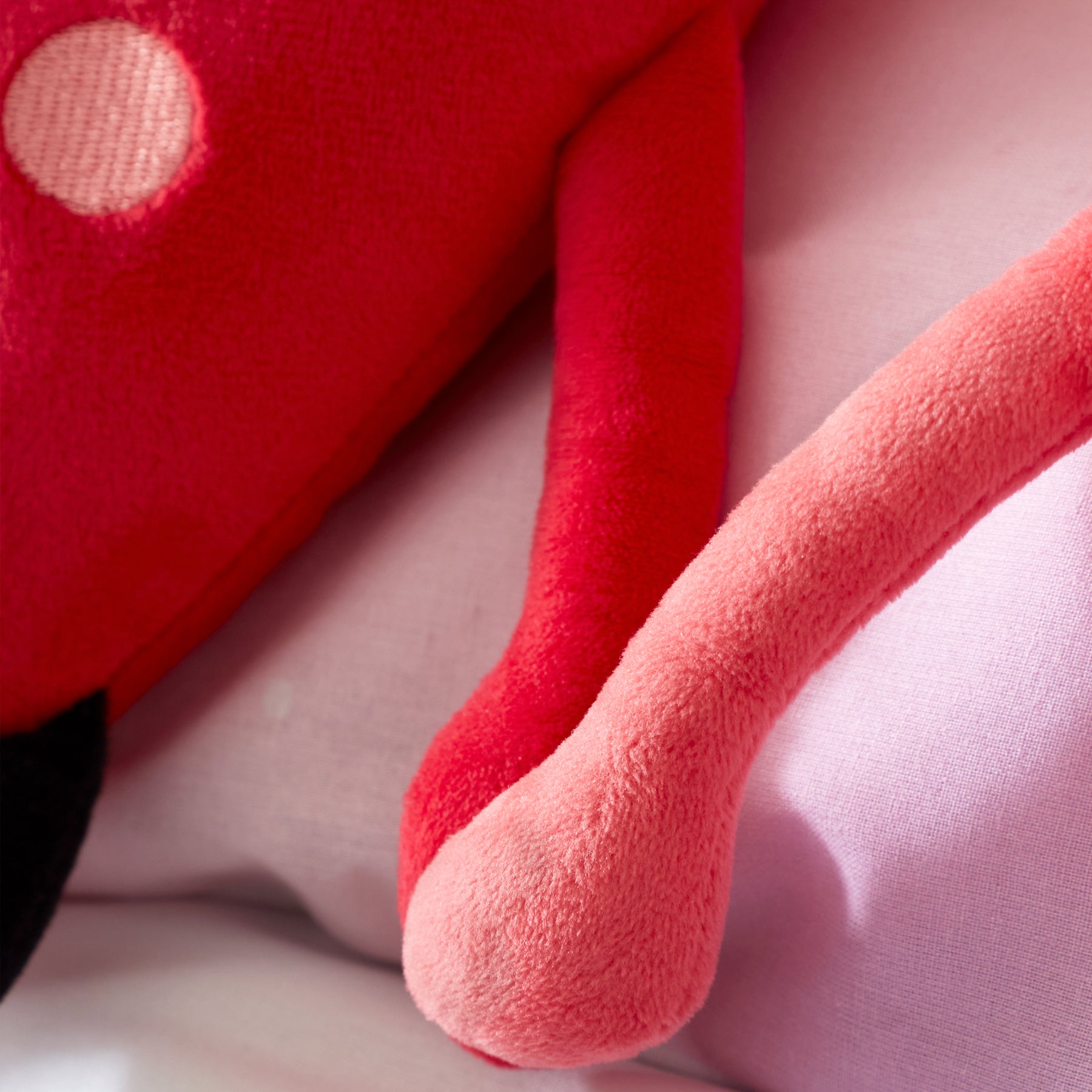 Catherine Lansfield Forever Together Sweet Hearts Pair of Filled Cushion Pink