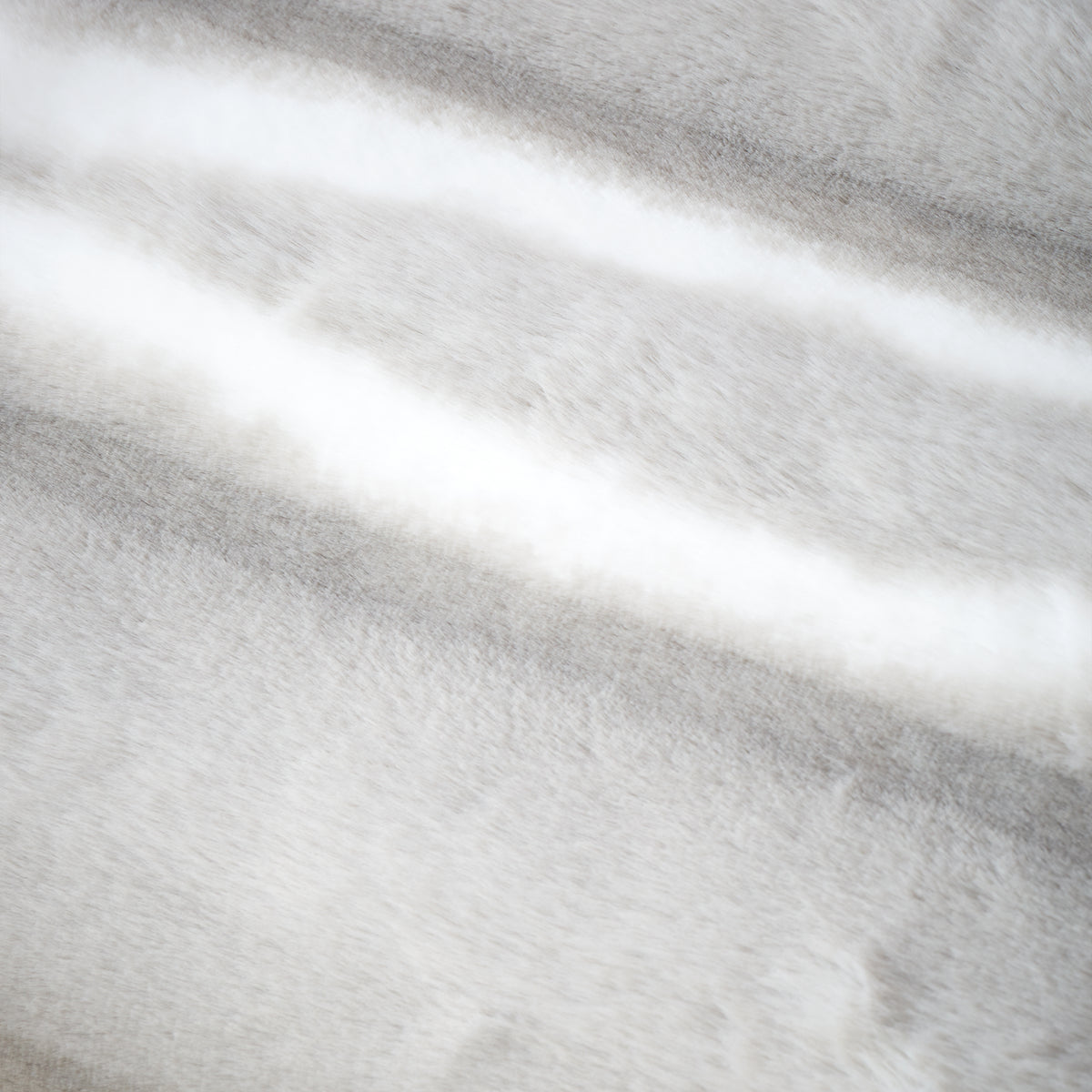 Catherine Lansfield Flint 130cm x 170cm Faux Fur Throw Silver