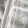 Catherine Lansfield Flint 130cm x 170cm Faux Fur Throw Silver