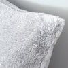 Catherine Lansfield Glamour Faux Fur Filled Cushion 45cm x 45cm Silver