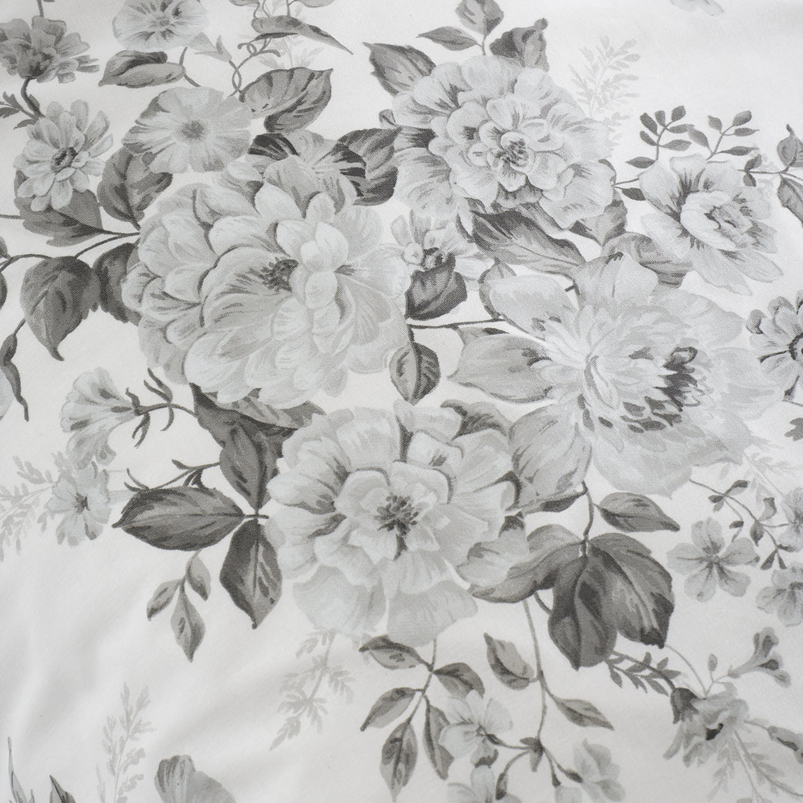 Catherine Lansfield Elinda Floral Duvet Cover Bedding Set Grey