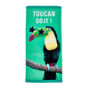 Catherine Lansfield Toucan Do It Absorbent Beach Towel Green