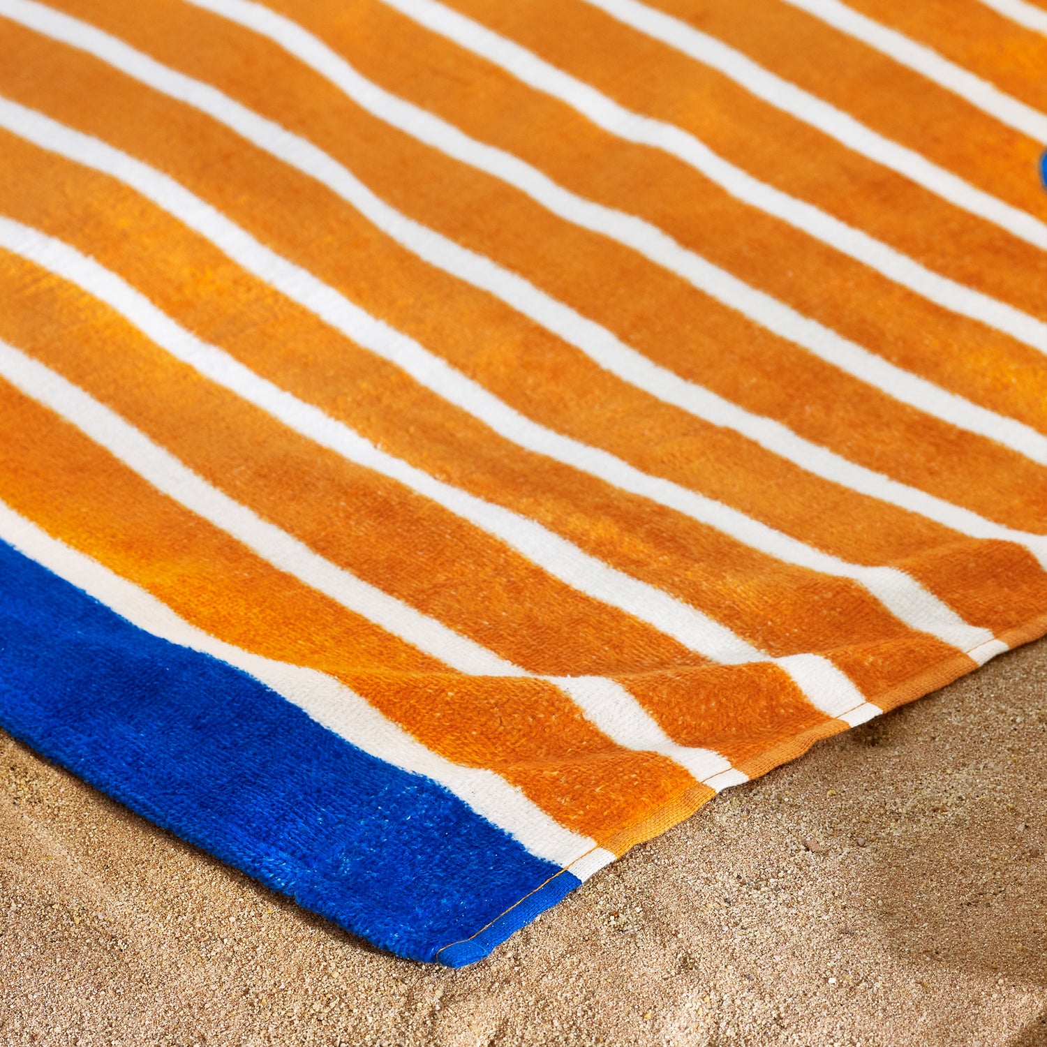 Catherine Lansfield Hot Dog Absorbent Beach Towel Orange