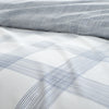 Bianca Marlow Check Reversible Duvet Cover Bedding Set Blue