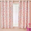 Catherine Lansfield Forever Together Reversible Ready Made Eyelet Curtains 66'' x 72'' Pastel