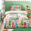Catherine Lansfield Curious Caterpillar Reversible Duvet Cover Bedding Set Bright