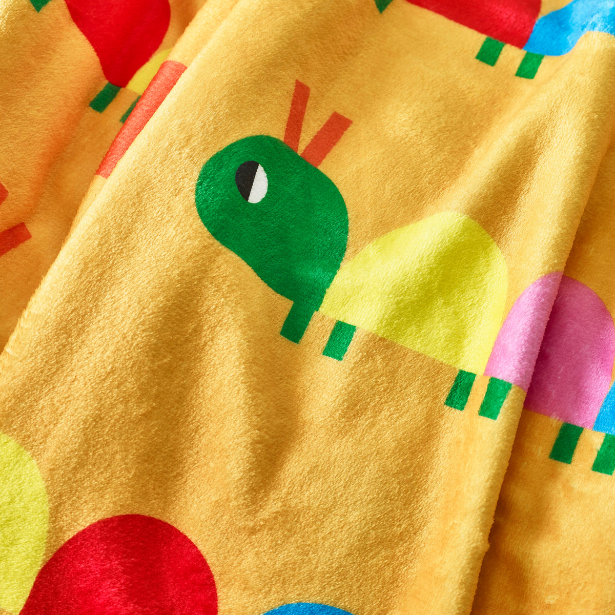 Catherine Lansfield Curious Caterpillar 130cm x 170cm Throw Bright