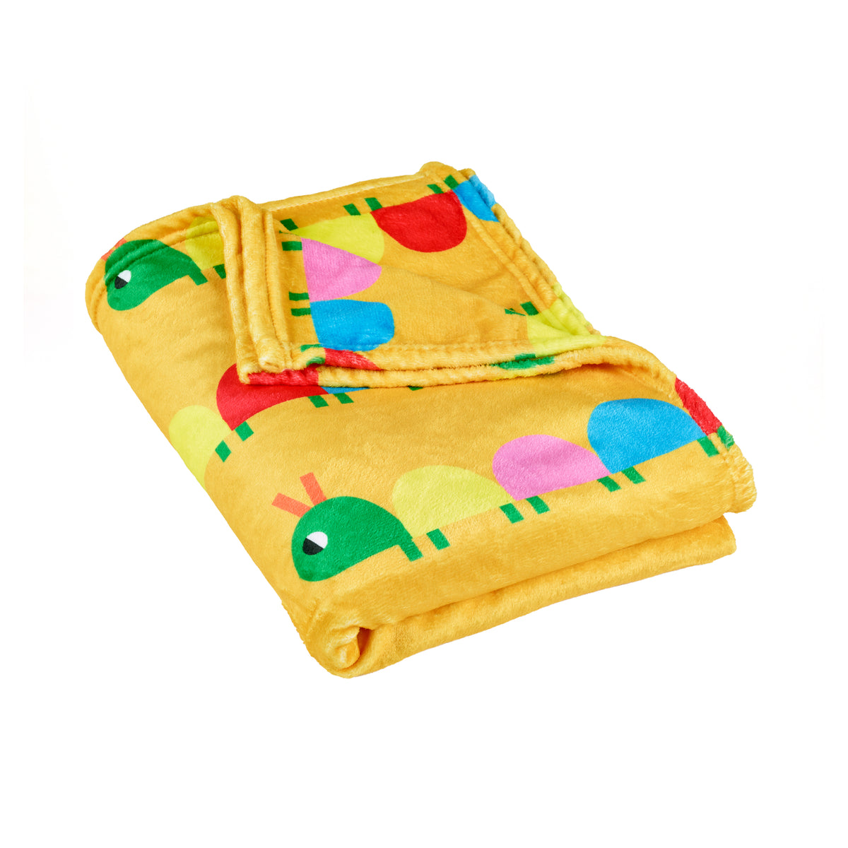Catherine Lansfield Curious Caterpillar 130cm x 170cm Throw Bright