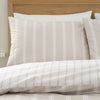 Bianca Ashford Stripe Reversible Duvet Cover Bedding Set Natural