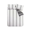 Catherine Lansfield Harbour Stripe Duvet Cover Bedding Set Black