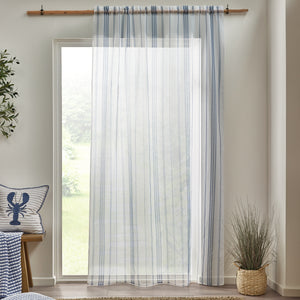 Harbour Stripe Voile Curtain From £8.92