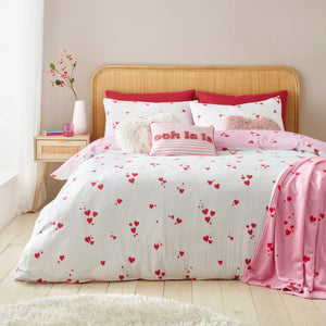 Seersucker Heart Bedding FROM £16.87