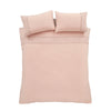 Catherine Lansfield Broderie Anglaise Easy Care Duvet Cover Bedding Set Blush Pink