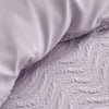 Catherine Lansfield Heatset Wave Duvet Cover Bedding Set Lilac