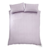 Catherine Lansfield Heatset Wave Duvet Cover Bedding Set Lilac
