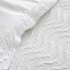 Catherine Lansfield Heatset Wave Duvet Cover Bedding Set White
