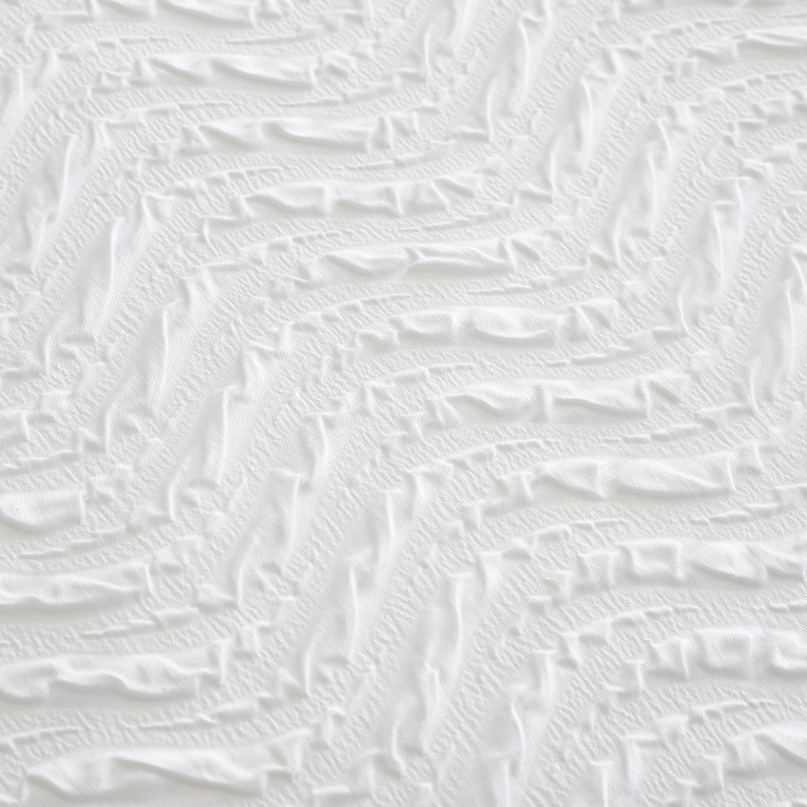 Catherine Lansfield Heatset Wave Duvet Cover Bedding Set White