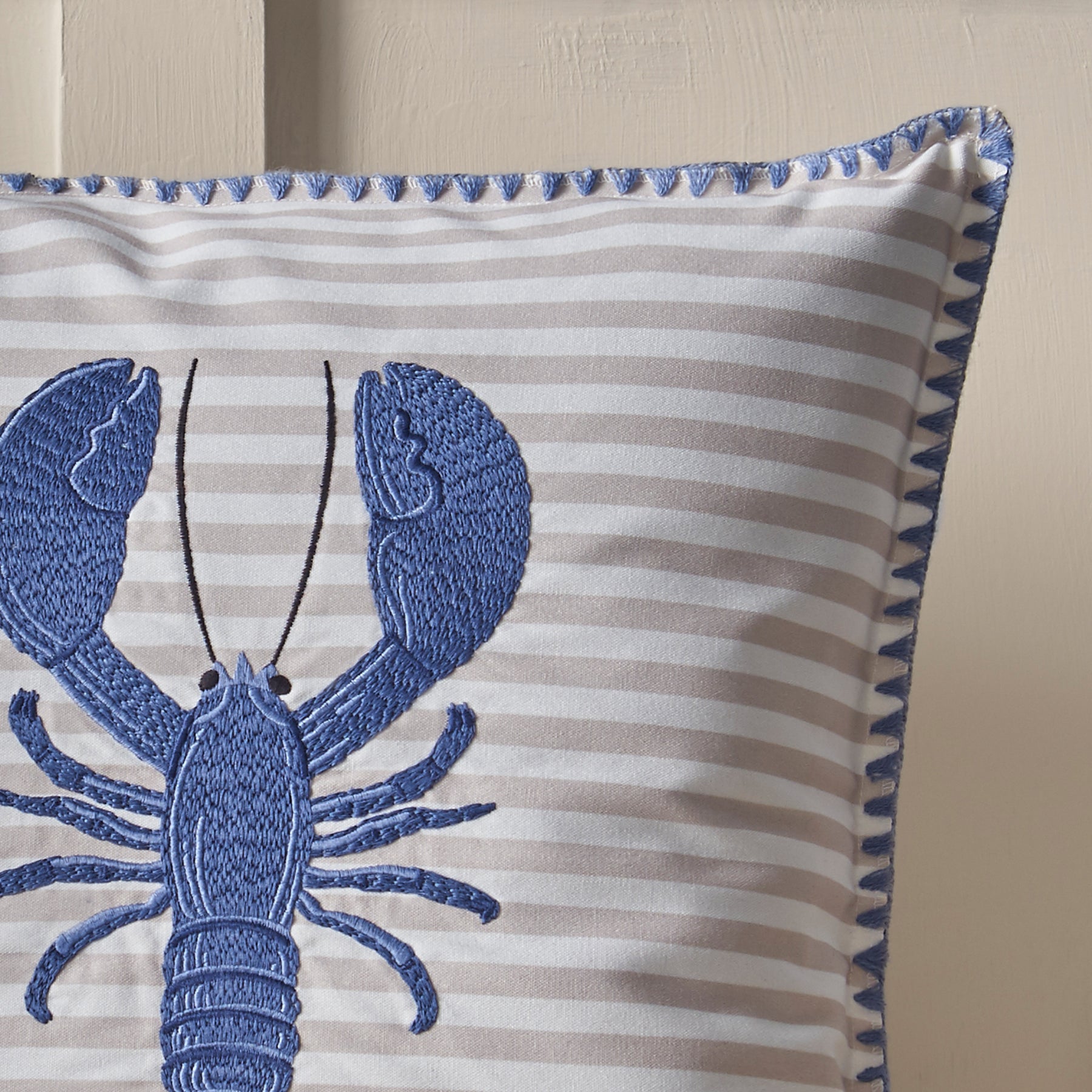 Catherine Lansfield Lobster Filled Cushion 45cm x 45cm Blue