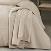 Catherine Lansfield Folkstone Geo Quilted 220cm x 230cm Bedspread Natural