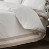 Catherine Lansfield So Soft Mono Panel Duvet Cover Bedding Set Natural