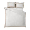 Catherine Lansfield So Soft Mono Panel Duvet Cover Bedding Set Natural