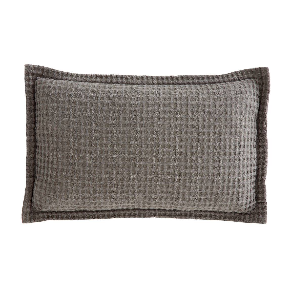 Pineapple Elephant Jaipur Waffle Filled Boudoir 30cm x 50cm Grey