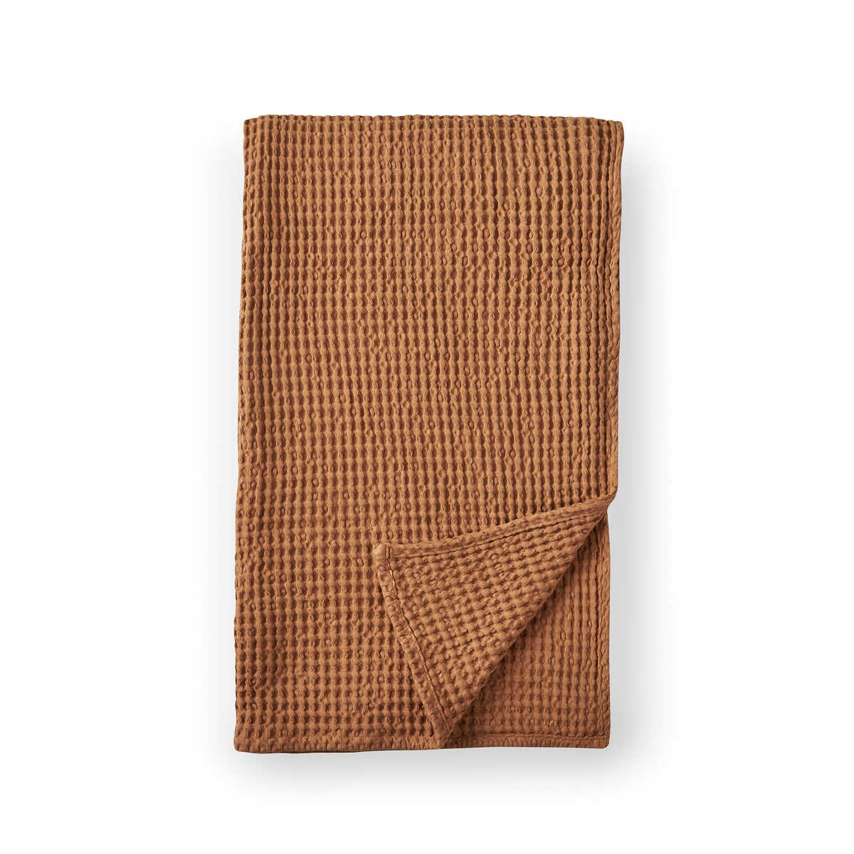 Pineapple Elephant Jaipur Waffle 150cm x 200cm Throw Caramel