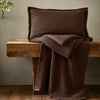Pineapple Elephant Jaipur Waffle 150cm x 200cm Throw Chocolate
