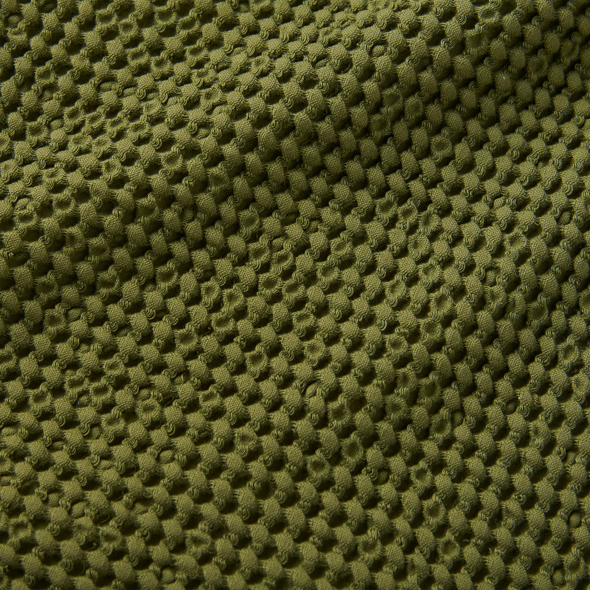 Pineapple Elephant Jaipur Waffle 30cm x 50cm Oxford Filled Boudoir Olive Green