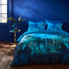Matthew Williamson Midnight Palms Pure Cotton Duvet Cover Bedding Set Blue