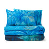 Matthew Williamson Midnight Palms Pure Cotton Duvet Cover Bedding Set Blue