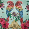 Matthew Williamson Paradise Parrot Pure Cotton Duvet Cover Bedding Set Green
